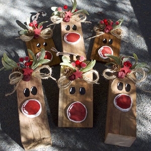 Rénszarvas fából - Meska.hu