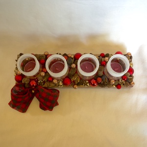 Erőművecske - Adventi dekoráció - karácsony - adventi díszek - adventi gyertyadíszek és koszorúdíszek - Meska.hu