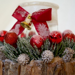 Mini Erőművecske - karácsonyi mécsestartó - karácsony - karácsonyi lakásdekoráció - ünnepi asztaldekoráció - Meska.hu