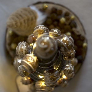 Barna manós karácsonyfa LED világítással -  - Meska.hu