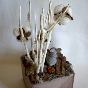 Dobozos nyuszis húsvéti asztaldísz - ünnepi díszek, dekorációk - húsvéti díszek és dekorációk - húsvéti asztaldíszek - Meska.hu