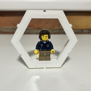 Minifigura tartó � LEGO kompatibilis, falra vagy polcra (9db-os csomag) - otthon & életmód - tárolás & rendszerezés - fali tároló - Meska.hu