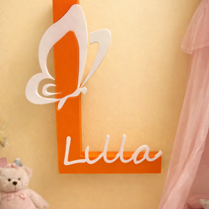 Egyedi névtábla - otthon & életmód - dekoráció - fali és függő dekoráció - betű & név - Meska.hu