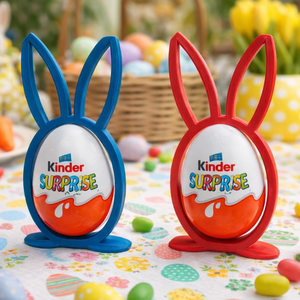 Kinder tojás tartó nyuszi, Ünnepi díszek, dekorációk, Húsvéti díszek és dekorációk, Húsvéti asztaldíszek, Mindenmás, MESKA