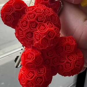 Rózsás maci kulcstartó, Táska & Tok, Kulcstartó & Táskadísz, Kulcstartó, Mindenmás, MESKA