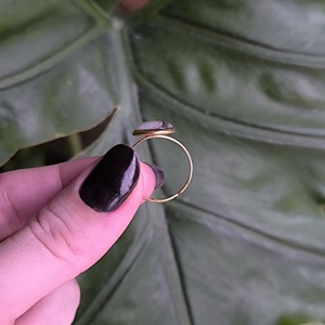 Nemesacél gyűrű anyatejjel - ékszer - gyűrű - statement gyűrű - Meska.hu