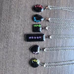 Nemesacél medál anyatejjel - ékszer - nyaklánc - medálos nyaklánc - Meska.hu