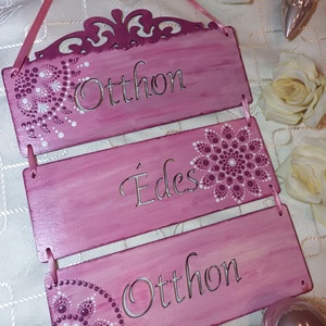 Háromrészes tábla - otthon & életmód - dekoráció - ajtó- és ablak dekoráció - ajtótábla - Meska.hu