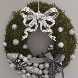 Masnis ajtódísz  - karácsony - adventi díszek - adventi ajtódísz - Meska.hu