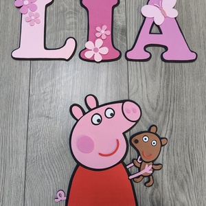 Mesés kismalac névtábla - egyedi névre szóló falidekoráció ? , Baba - mama, Babaszoba dekoráció, Babanév dekoráció, Dekorgumi, Varázsolj vidám hangulatot a gyermekszobába ezzel a kedves, kézzel készült fali dekorációval. ? A p..., MESKA