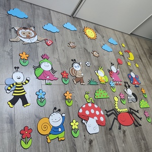 Hatalmas Bogyó és Babóca mesefal szett - Dekorgumi faldekoráció - baba - mama - babaszoba dekoráció - babaposzter - Meska.hu