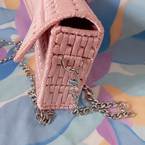 Púder színű kanava táska  - táska & tok - kézitáska & válltáska - alkalmi táska - Meska.hu