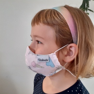 Állítható maszk, női és tini méret - levendula - női - női - Meska.hu