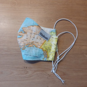 Állítható maszk, női és tini méret - térkép - női - női - Meska.hu