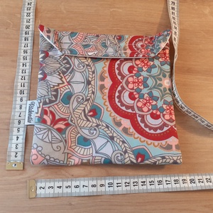 Uzsonnástasak, vízhatlan szendvics csomagoló - mandala - snackbag újratasak, vízálló tok, wetbag, betéttartó - szendvics csomagoló - szendvics csomagoló - Meska.hu