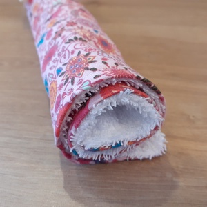 Konyhai törlőkendő nagy 28cmx28cm - rózsaszín virágos - baba popsitörlő, mosdókendő, sminklemosó - otthon & lakás - konyhafelszerelés, tálalás - Meska.hu