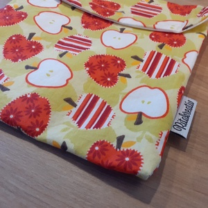 Uzsonnástasak, vízhatlan szendvics csomagoló - alma - snackbag, újratasak, vízálló tok, betéttartó - táska & tok - uzsonna- & ebéd tartó - szendvics csomagoló - Meska.hu