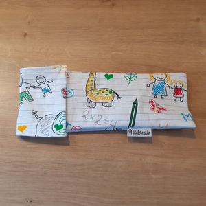 Evőeszköztartó, fogkefetartó, szívószáltartó Anya rajzoltam! - táska & tok - uzsonna- & ebéd tartó - evőeszköz tartó - Meska.hu