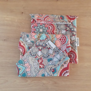 Mandala hulladékmentes elviteles kezdőcsomag - uzsonnástasak, újraszalvéta, evőeszköztartó - táska & tok - bevásárlás & shopper táska - kenyeres zsák - Meska.hu