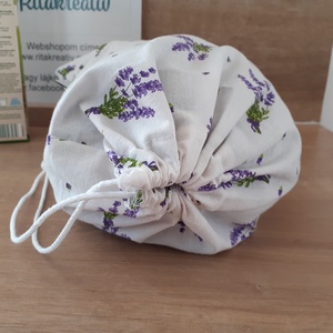 Levendula bevásárlózsák - bevásárló szatyor, vászon zsák, öko zacskó, gyümölcsös, zöldséges - táska & tok - bevásárlás & shopper táska - zöldség/gyümölcs zsák - Meska.hu