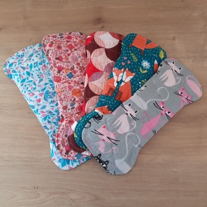  5db 26cm mosható betét meglepetés mintával - szépségápolás - intim higiénia - intimbetét - Meska.hu