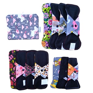 Emma mosható betét csomag normál és erős vérzéshez meglepetés mintával - szépségápolás - intim higiénia - intimbetét - Meska.hu