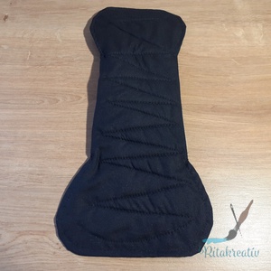 Fekete mosható betét 30cm - szépségápolás - intim higiénia - intimbetét - Meska.hu