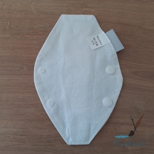 Fehér tanga mosható betét 18cm - tisztasági - szépségápolás - intim higiénia - tisztasági betét - Meska.hu