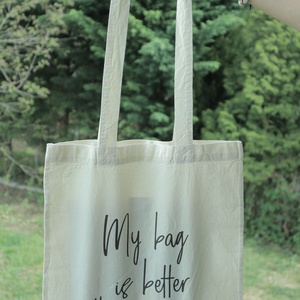 Akció féláron - Designer vászon szatyor - táska & tok - bevásárlás & shopper táska - shopper, textiltáska, szatyor - Meska.hu