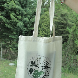 Akció féláron - Vászon szatyor designer mintával (x) - táska & tok - bevásárlás & shopper táska - shopper, textiltáska, szatyor - Meska.hu