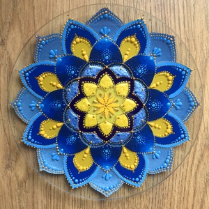 Mandala tál - Meska.hu