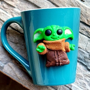 Star Wars Baby Yoda bögre - kézműves termék - otthon & életmód - konyhafelszerelés, tálalás - tálalás - bögre & csésze - Meska.hu