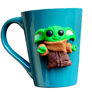 Star Wars Baby Yoda bögre - kézműves termék - otthon & életmód - konyhafelszerelés, tálalás - tálalás - bögre & csésze - Meska.hu