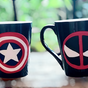 MARVEL Amerika kapitány pajzs bögre - kézműves termék - otthon & életmód - konyhafelszerelés, tálalás - tálalás - bögre & csésze - Meska.hu