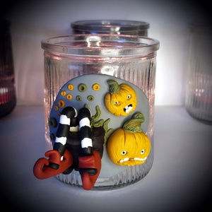 Boszi és a Tökök - HELLOWEEN mécses - kézműves termék - otthon & életmód - dekoráció - halloween - halloweeni dekoráció - Meska.hu