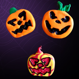 Helloween tök hűtőmágnes - kézműves termék - otthon & életmód - dekoráció - halloween - halloweeni dekoráció - Meska.hu