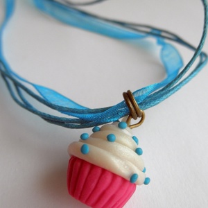 Cupcake, muffin nyaklánc ÚJÉVI akció -  - Meska.hu