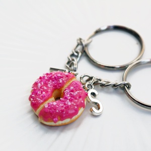 Epres fánk BFF (Best Friends forever) kulcstartó választható betükkel - táska & tok - kulcstartó & táskadísz - kulcstartó - Meska.hu