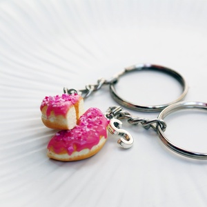 Epres fánk BFF (Best Friends forever) kulcstartó választható betükkel - táska & tok - kulcstartó & táskadísz - kulcstartó - Meska.hu