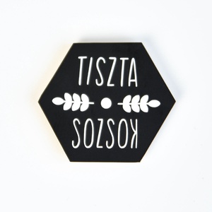 TISZTA / KOSZOS mosogatógép állapotjelző mágnes Like - otthon & lakás - konyhafelszerelés, tálalás - konyhai dekoráció - hűtőmágnes - Meska.hu