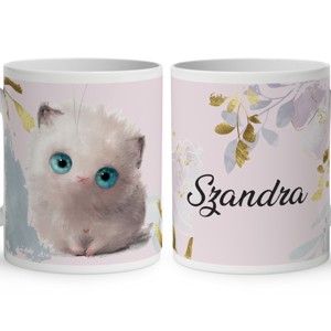 Kérd a Neveddel - A nevem Hógolyó mintás bögre, Otthon & Életmód, Konyhafelszerelés, tálalás, Tálalás, Bögre & Csésze, , MESKA