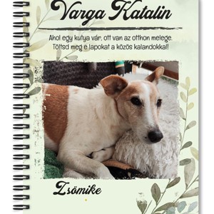 Saját fotós személyre szabható - Kedvenced mintás A5-ös füzet, Otthon & Életmód, Papír, írószer, Jegyzetfüzet & Napló, , MESKA