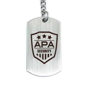 Apa security acél medálos kulcstartó, Táska & Tok, Kulcstartó & Táskadísz, Kulcstartó, , MESKA