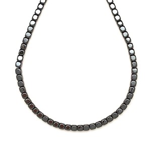 Hematit kocka kerekített 2.5-3mm  ékszerkészítő alapanyag (füzér), Kellékek & szerszámok, Ásvány alapanyag, Ásványfüzér, , MESKA