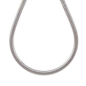 Orvosi acél ezüstszínű kígyólánc nyaklánc 45cm - Meska.hu