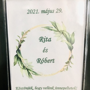 Köszönőajándék egyedi képpel, saját fotóval- kulcstartó vagy hűtőmágnes - esküvő - emlék & ajándék - köszönőajándék - Meska.hu