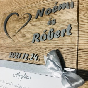 Plexi esküvői meghívó - esküvő - meghívó & kártya - meghívó - Meska.hu