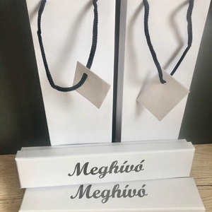 Dobozos esküvői meghívó - esküvő - meghívó & kártya - meghívó - Meska.hu