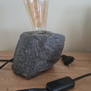 Bazalt lámpa  - otthon & életmód - lámpa - asztali lámpa - Meska.hu