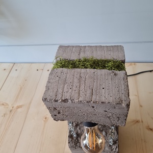 Beton lámpa 37 - otthon & életmód - lámpa - asztali lámpa - Meska.hu